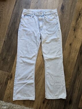 Hudson Blair High Rise Boot Cut Crop Light Wash Jeans
